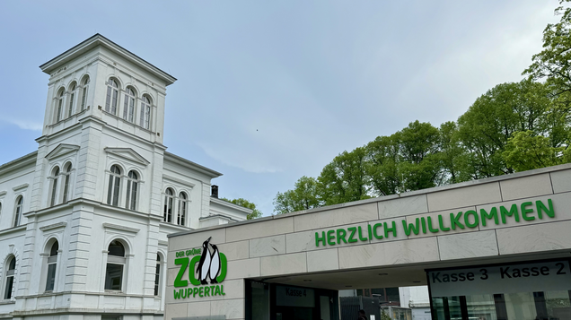 Der Eingang des Zoos