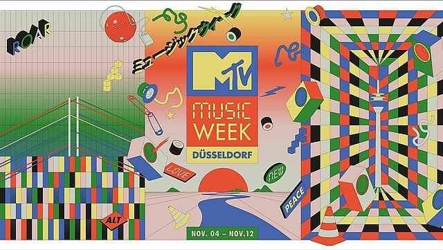 Das offizielle Plakat der MTV Music Week.