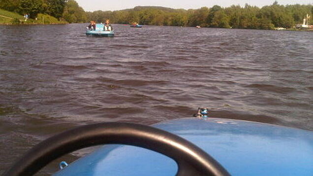Die Ruhr vom Boot aus