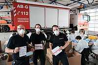 Kostenlose Mund-Nasen-Schutzmaken für den ÖPNV