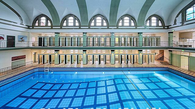 Das Becken der Münster-Therme