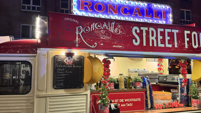 Ein alter Wagen als Foodtruck