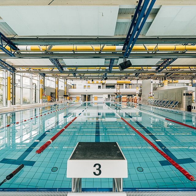 Schwimmbecken im Düsselstrand