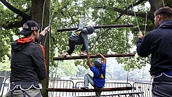 Baumklettern mit Sicherung gibt es beim OAC 2026 im Freizeitpark Ulenbergstraße