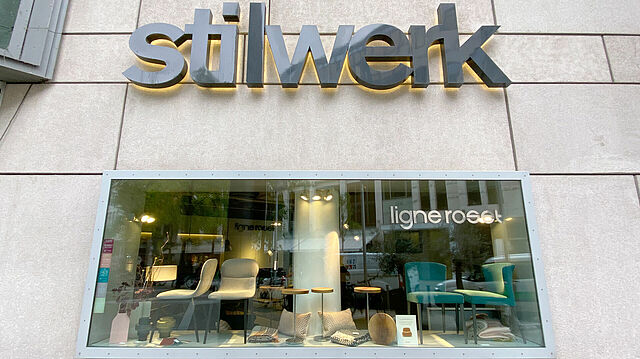 Ein Schaufenster vom Stilwerk.