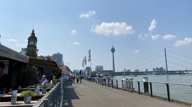 Die Rheinuferpromenade