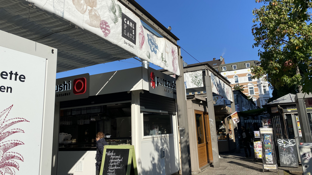 Buden vom Carlsplatz